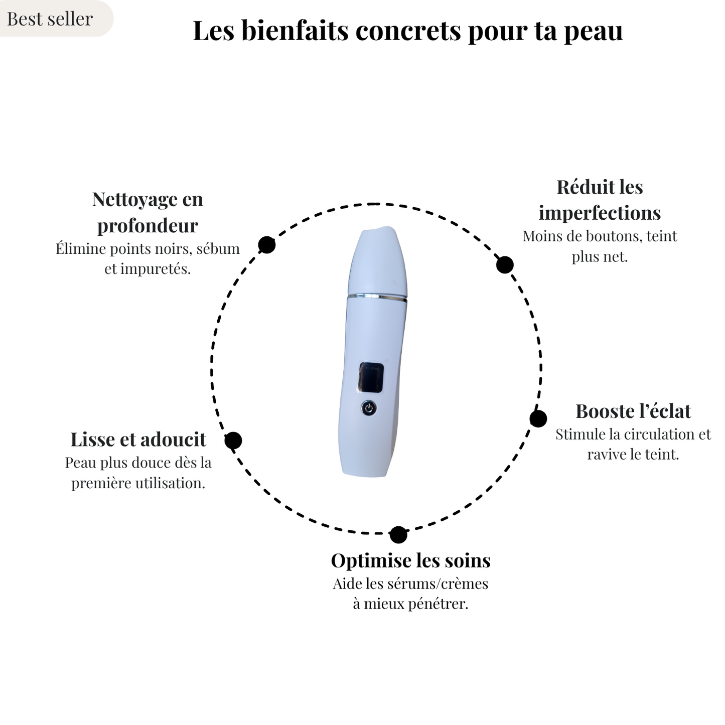 Spatule ultrasonique 4 en 1