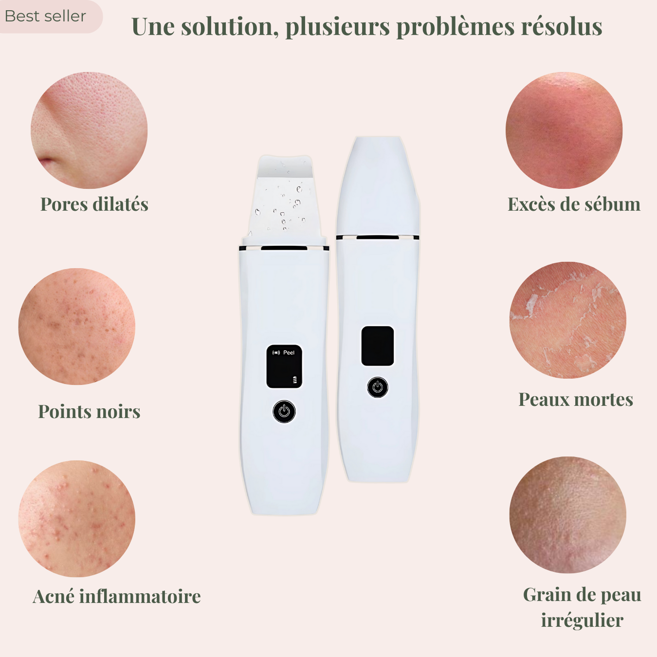 Spatule ultrasonique 4 en 1